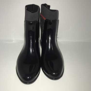 COACH Rivington Rain Bootie Black -Size 7B See De… - image 1