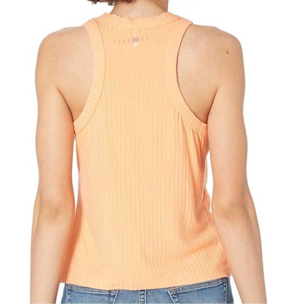 Free People Movement Ribbed Racer Back Tank Top N… - image 3