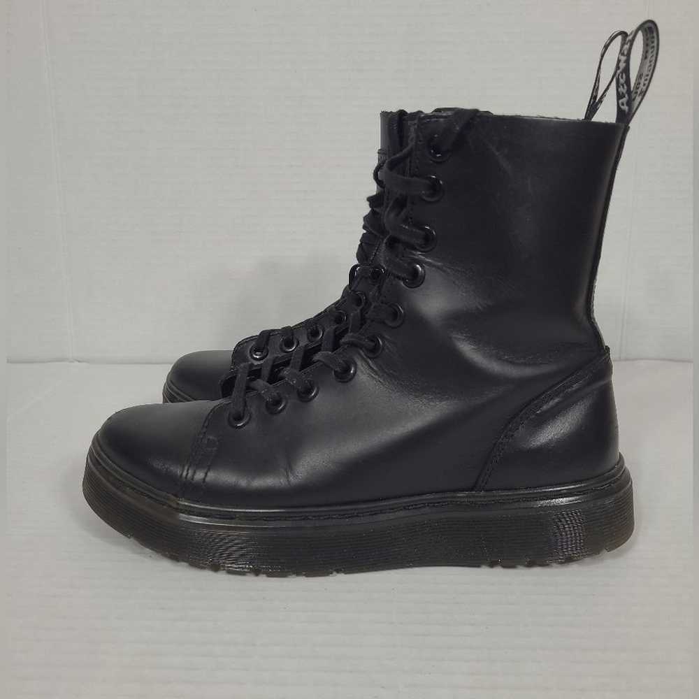 Dr Martens Zaniel Boots Black Zipper Closure Wome… - image 1