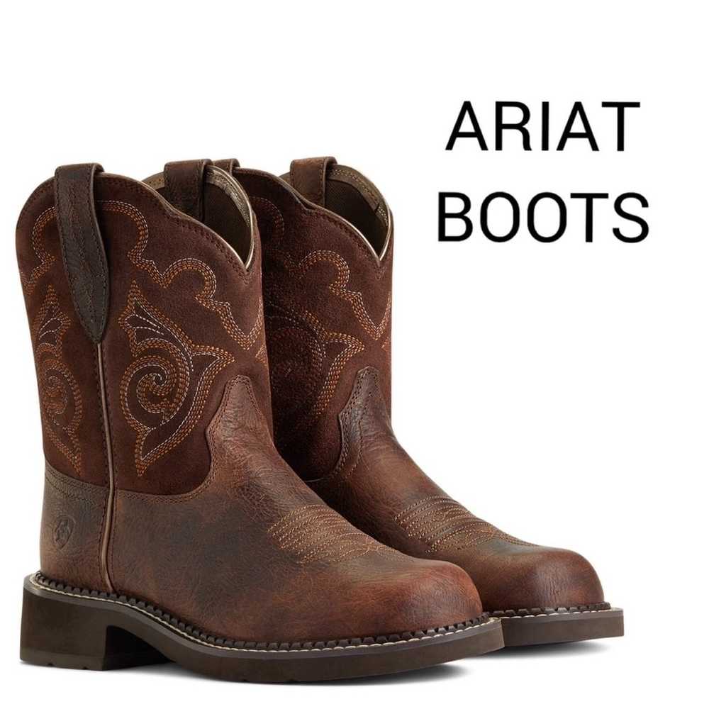 ARIAT Fatbaby Heritage Tess Women's Leather Pull … - image 1