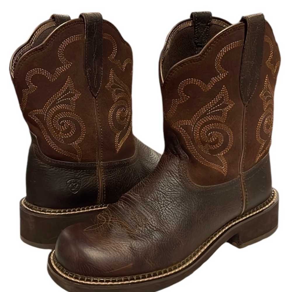 ARIAT Fatbaby Heritage Tess Women's Leather Pull … - image 4