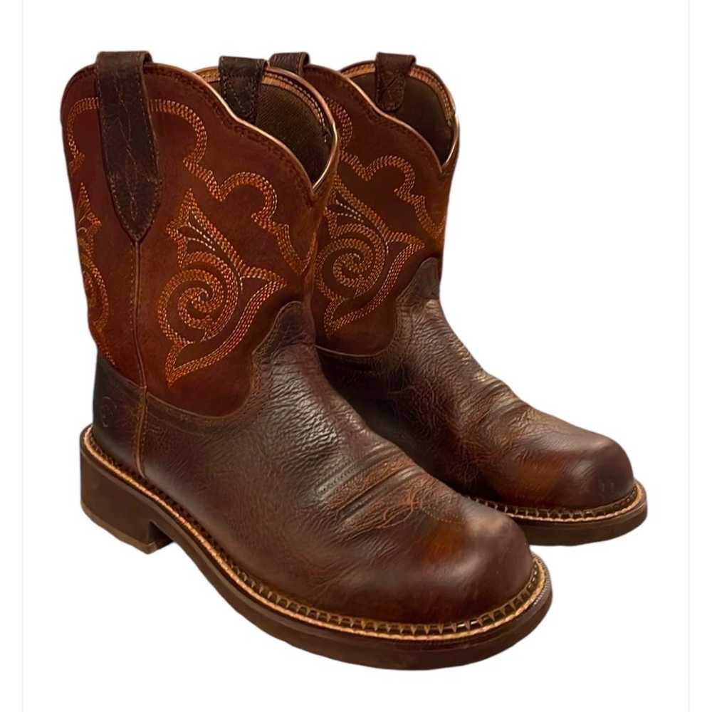 ARIAT Fatbaby Heritage Tess Women's Leather Pull … - image 8