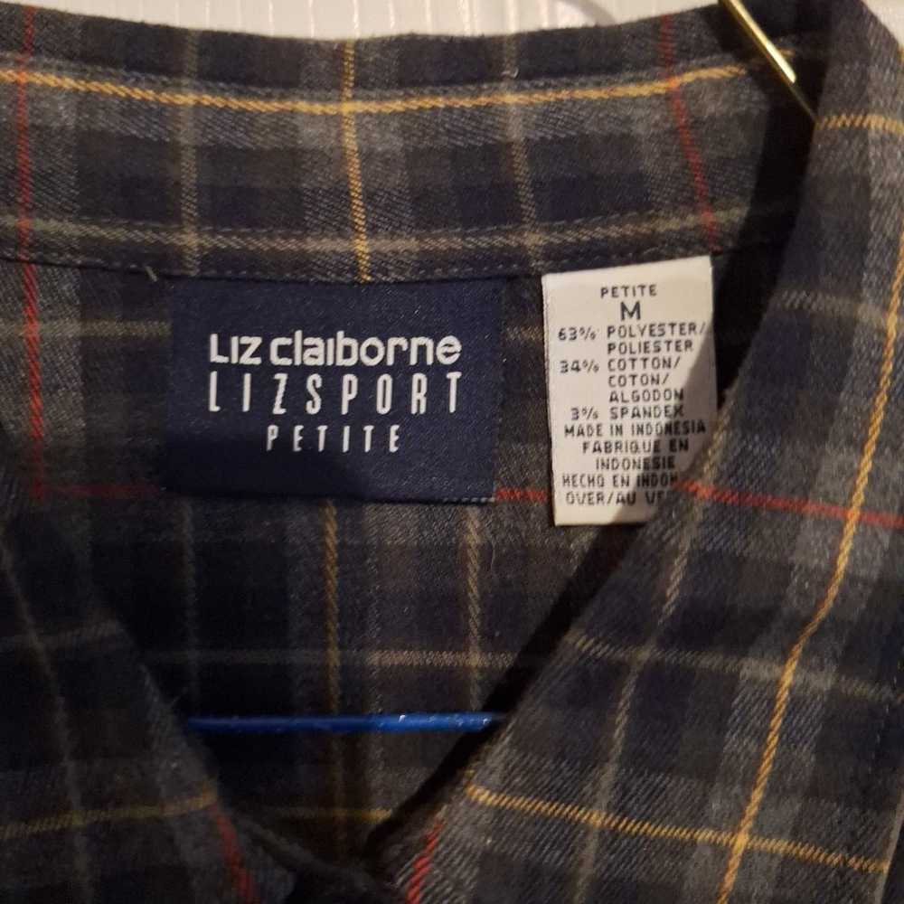 Vintage Lizsport petite flannel - image 2