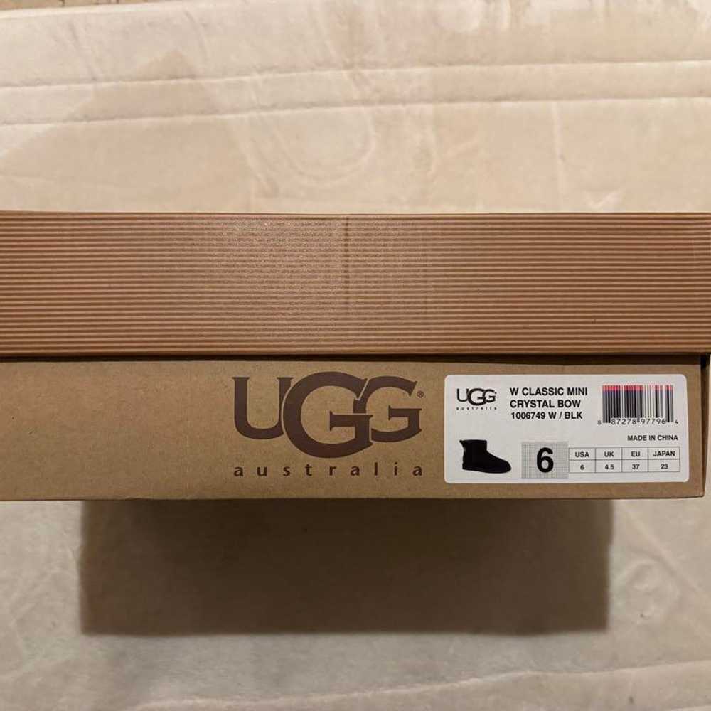 UGG Black Mouton Boots with Stone Decoration, 23cm - image 9