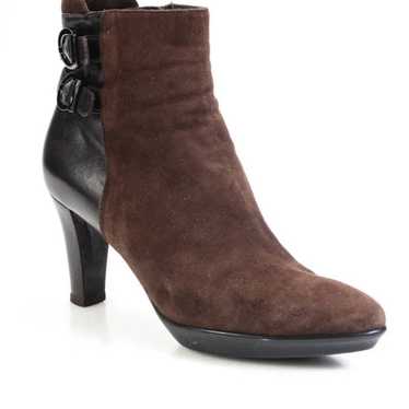 Aquatalia brown heeled boots 7.5 - image 1