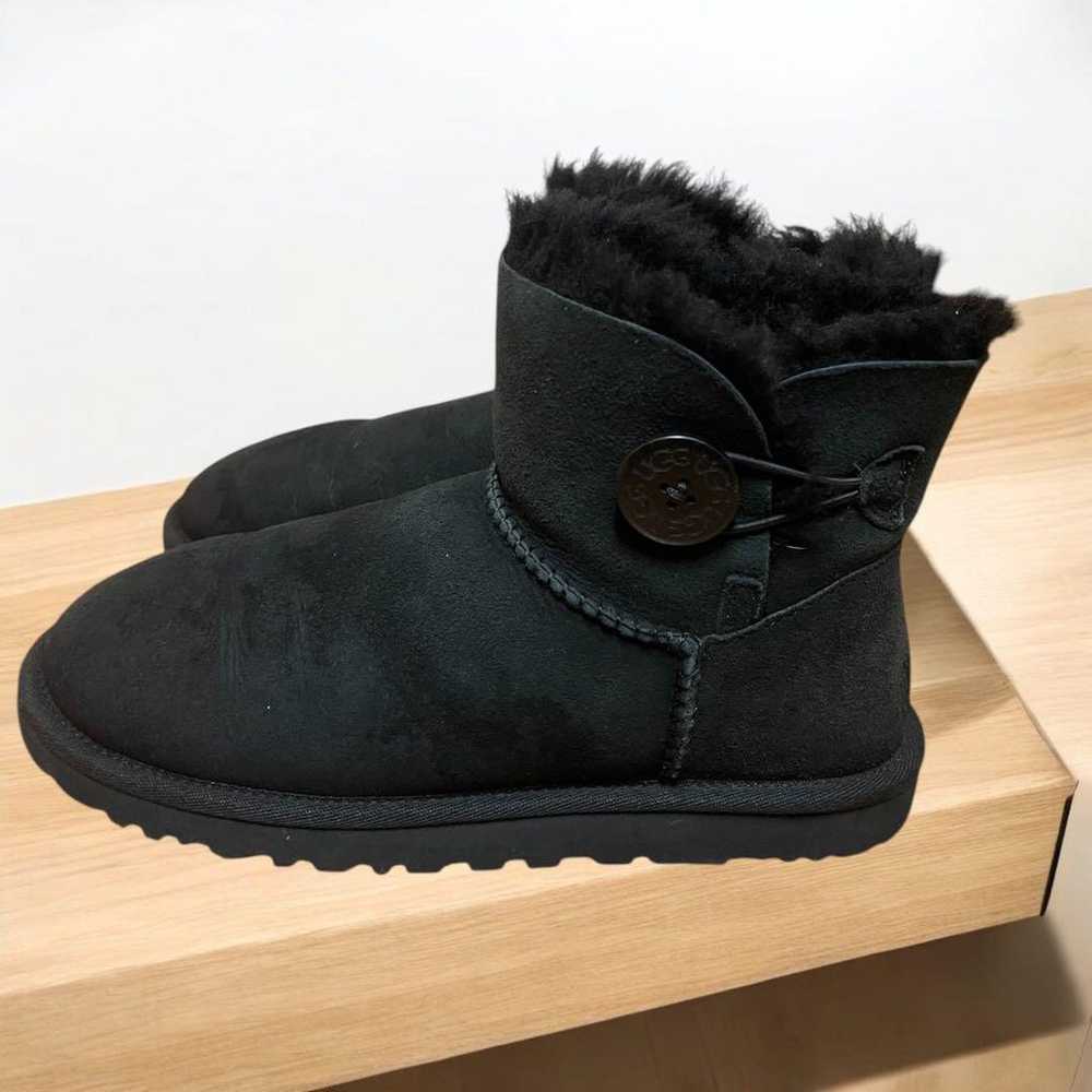 UGG Australia Mini Bailey Button Sheepskin Boots - image 1