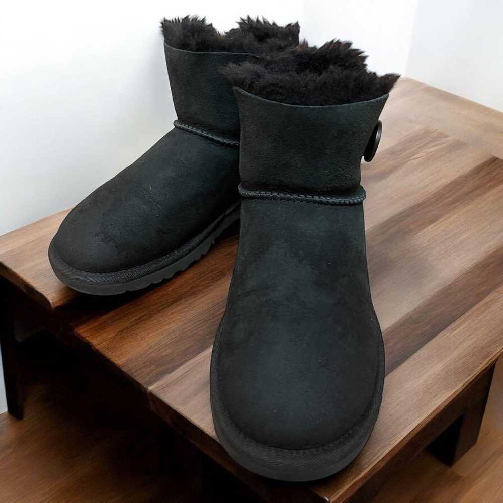 UGG Australia Mini Bailey Button Sheepskin Boots - image 4