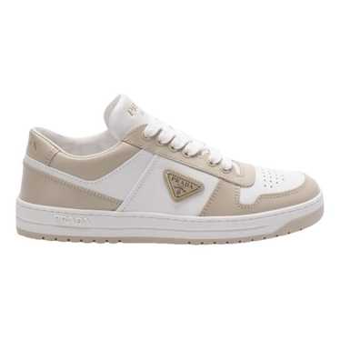 Prada Downtown leather trainers