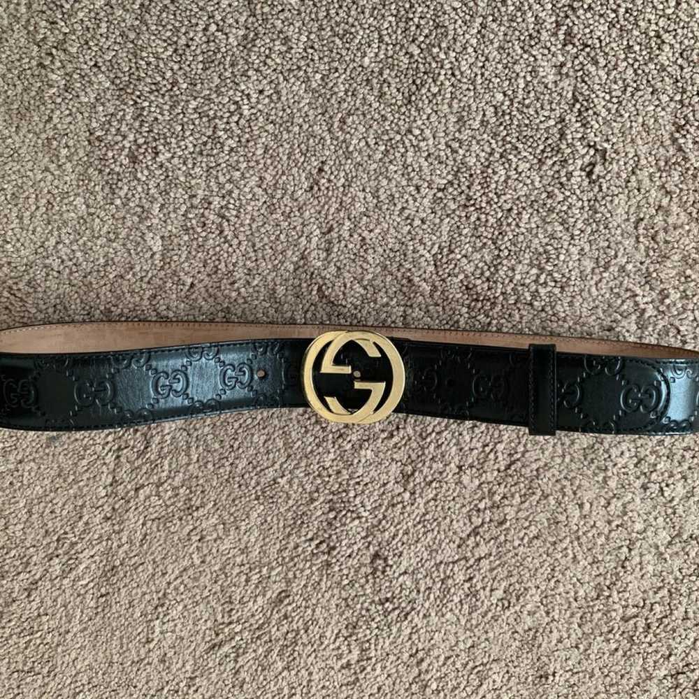 Gucci Leather belt - image 3