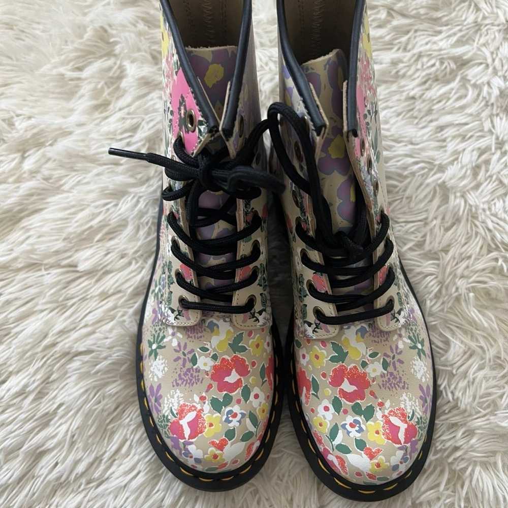 Dr. Martens 1460 FLORAL MASH UP LEATHER LACE UP B… - image 2