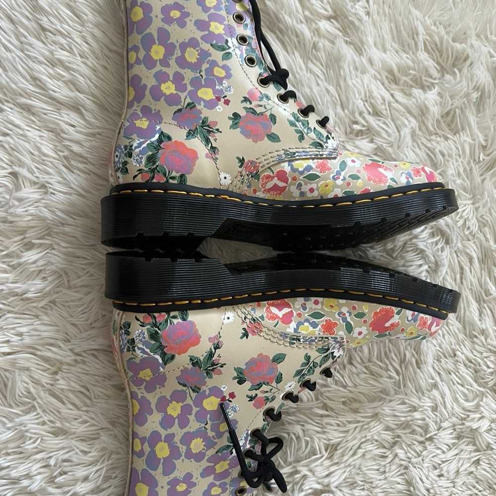 Dr. Martens 1460 FLORAL MASH UP LEATHER LACE UP B… - image 5