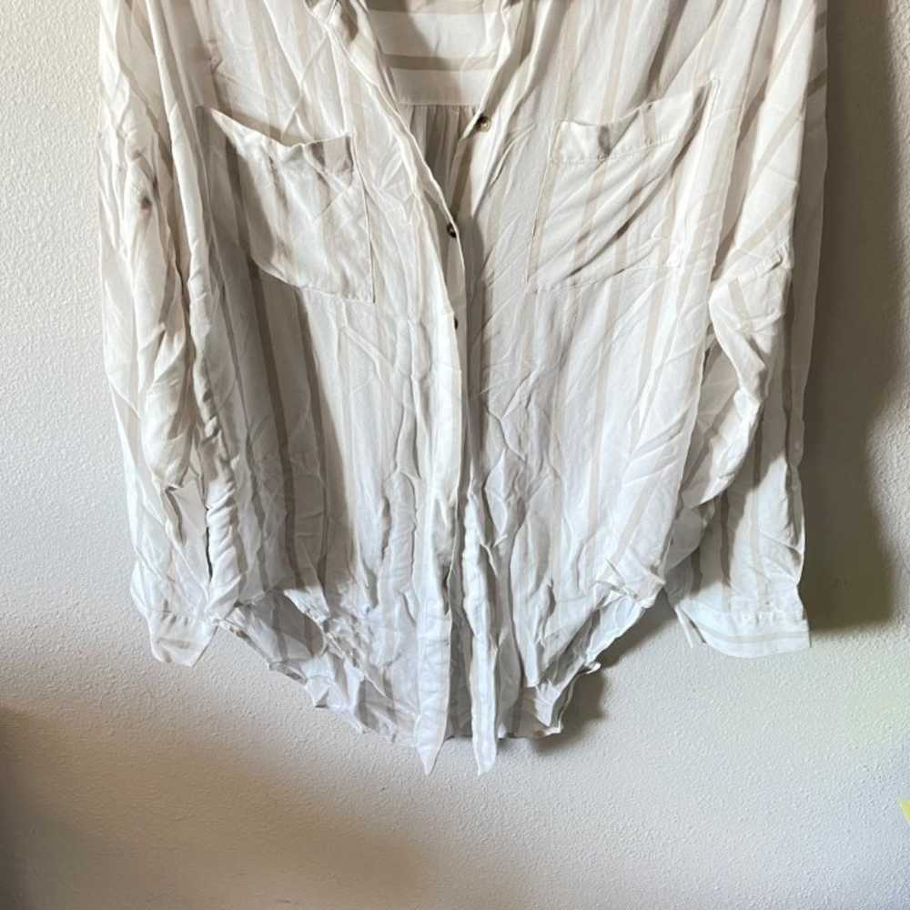 Anthro {Maeve} Sandbridge Button Down (S/M) - image 3