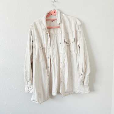 Levi’s western denim shirt jacket