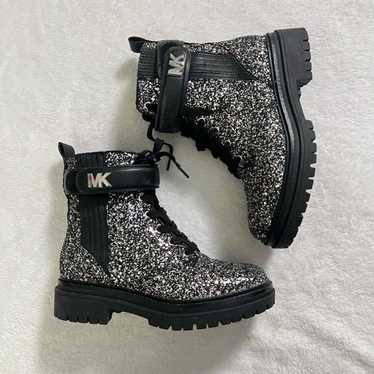 Michael Kors Stark Chunky Glitter Black and Silver