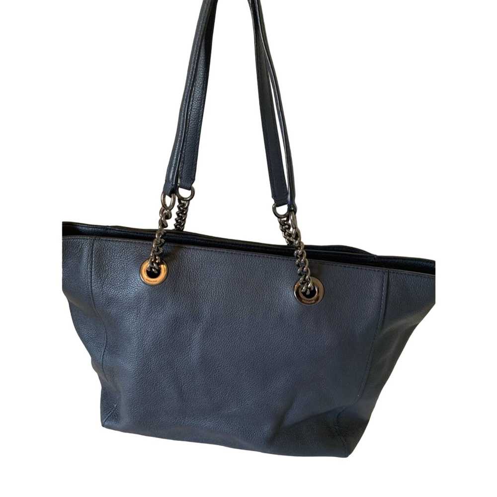 Coach Coach turnlock chain tote in navy blue - image 2