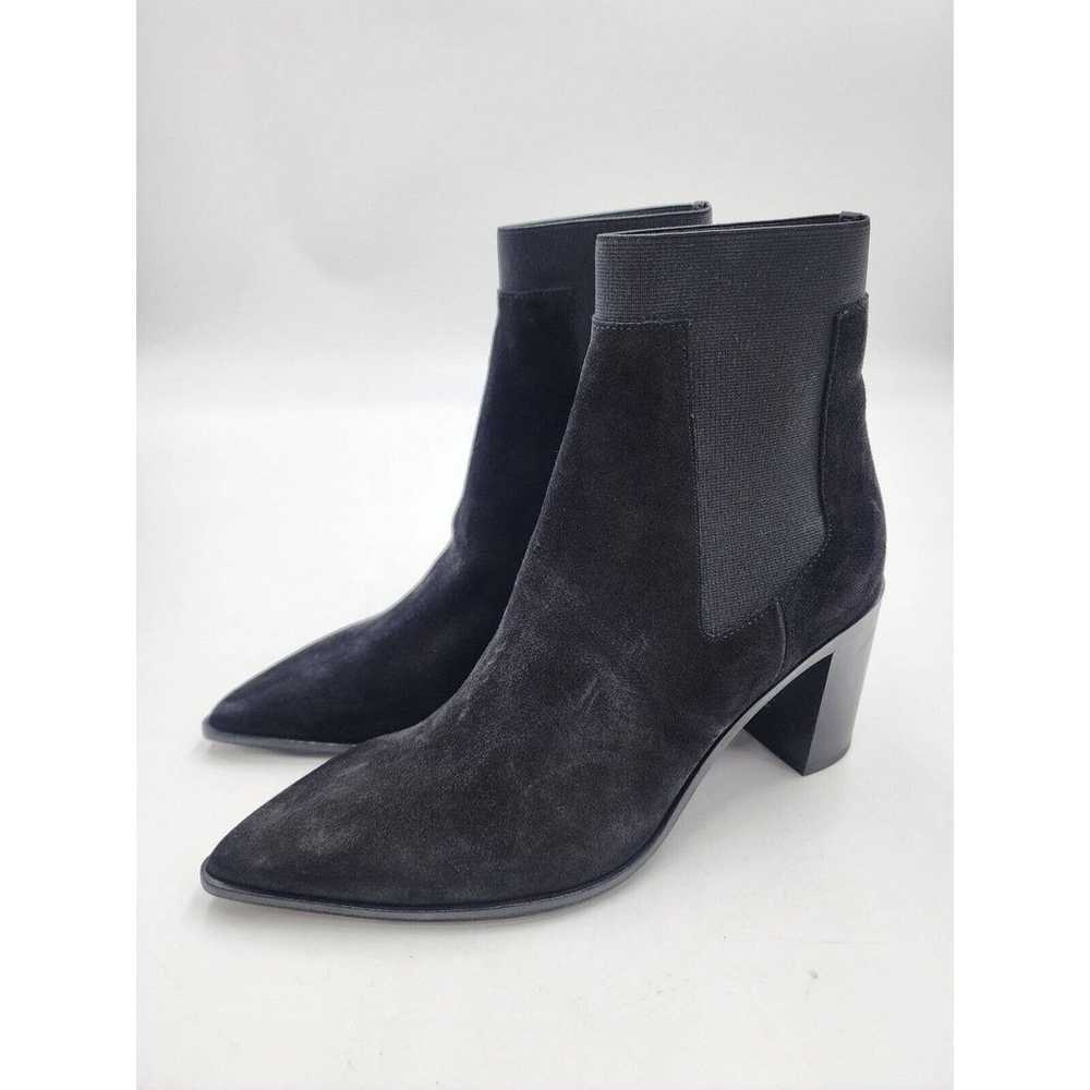 Rag & Bone BRYNN Black Suede Pointed Toe Block He… - image 2