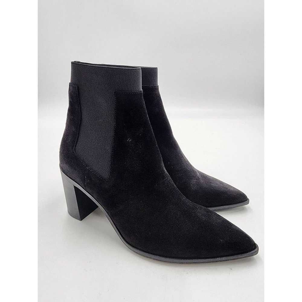 Rag & Bone BRYNN Black Suede Pointed Toe Block He… - image 3