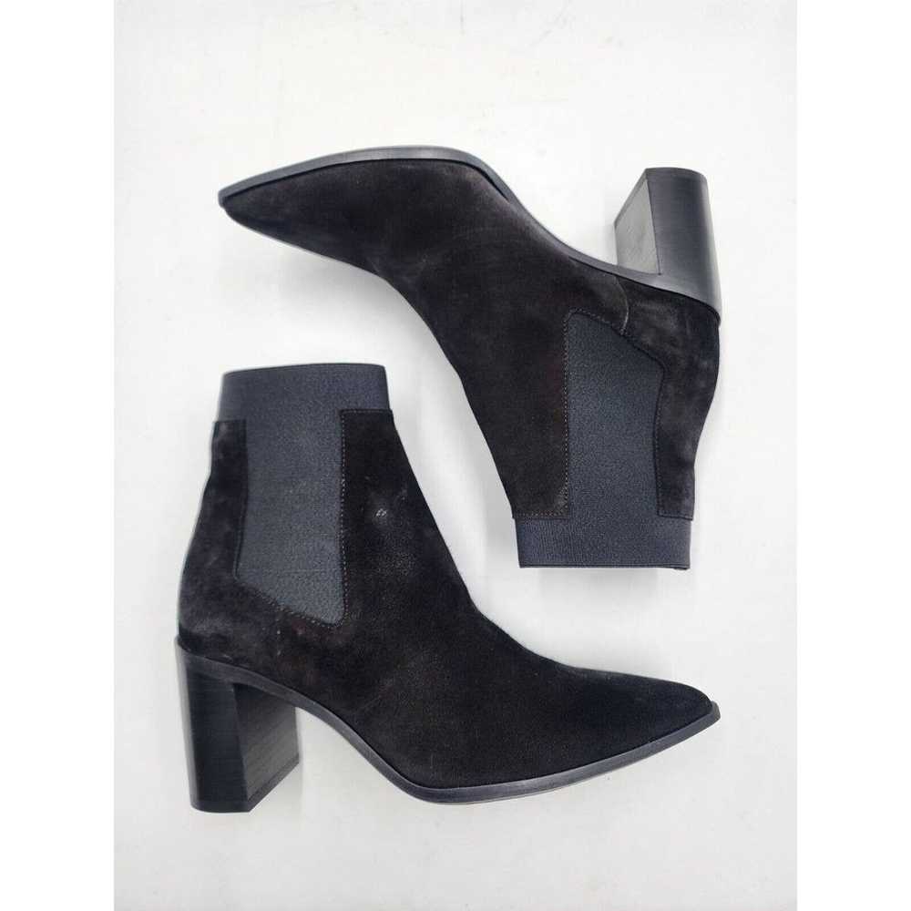 Rag & Bone BRYNN Black Suede Pointed Toe Block He… - image 4