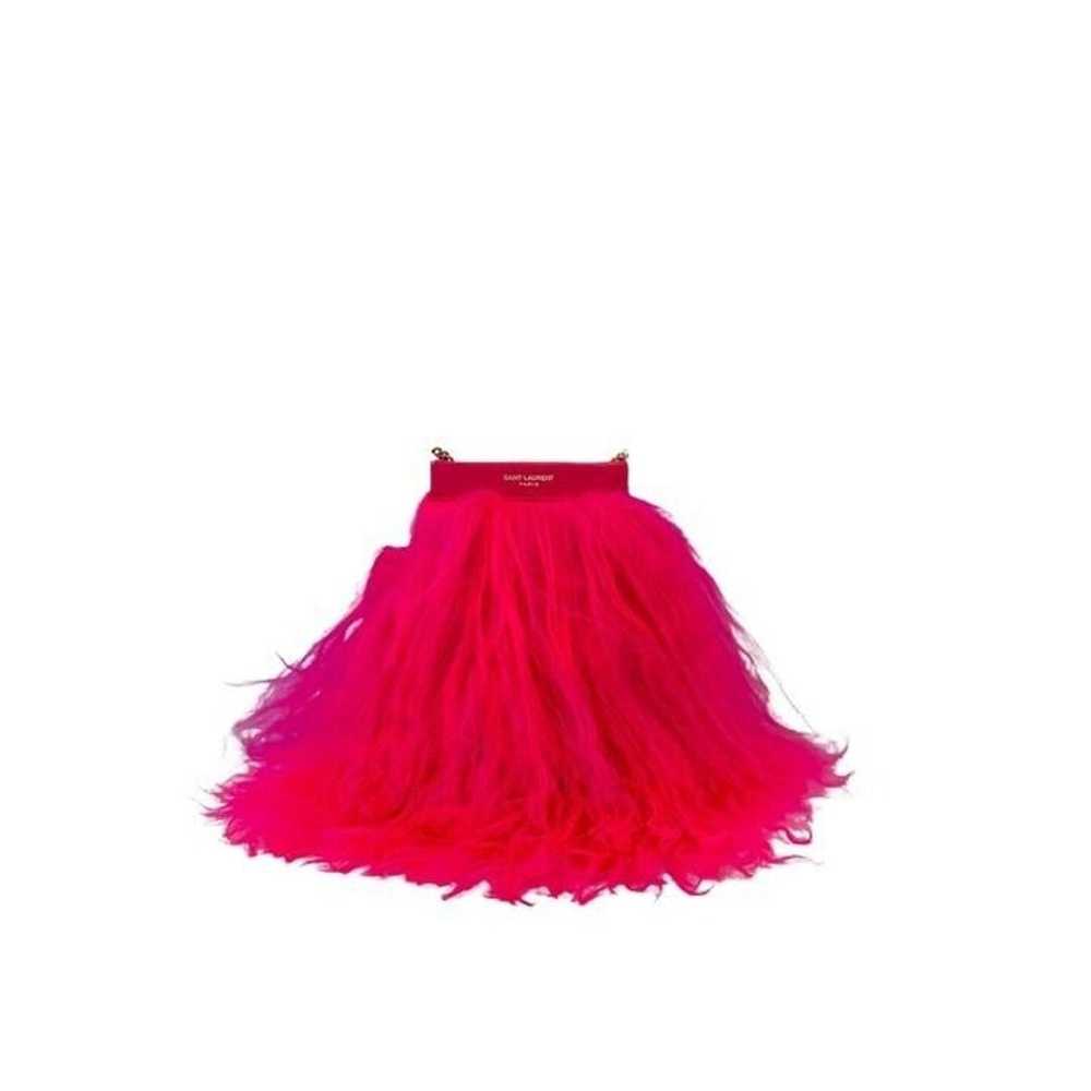 Saint Laurent Paris Saint Laurent Fur Fuchsia Pho… - image 3