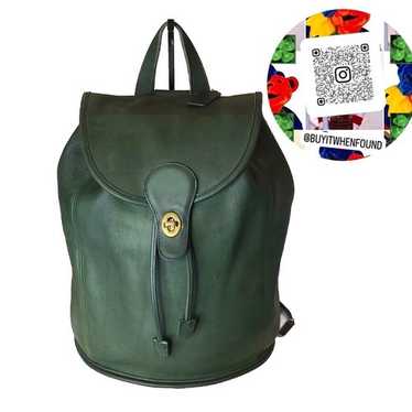 COACHレザー　vintage coach old backpack 1994 COACH Vintage Black Leather Backpack Made in the United