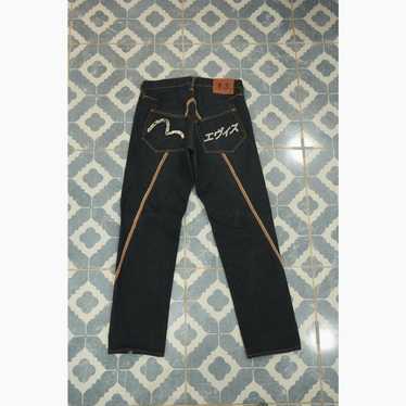 パンツ Evisu rare EVISU DENIM Big&Small Seagull Pants エビス デニムパンツ W32