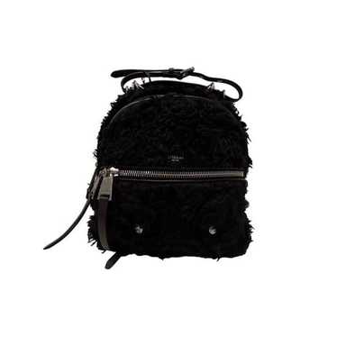 Moschino Moschino Black Fur Backpack - image 1