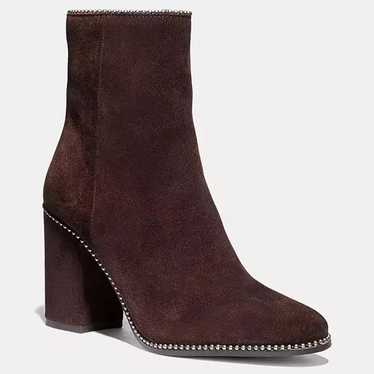 Coach Drea Bootie Suede Brown