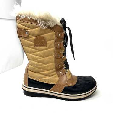 Sorel winter boots size 7 brown