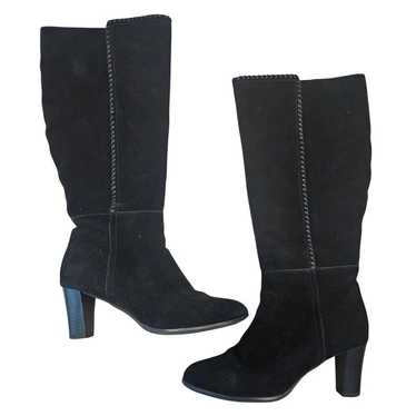 Blondo outlet Black Nikki Tall Suede Boots Size 11