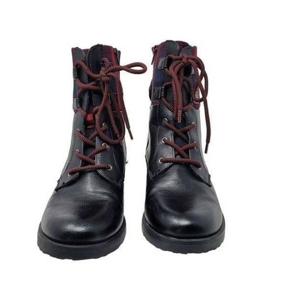 Baretraps O'Neil Lace-Up HIker Boots 10 Plaid Bla… - image 6