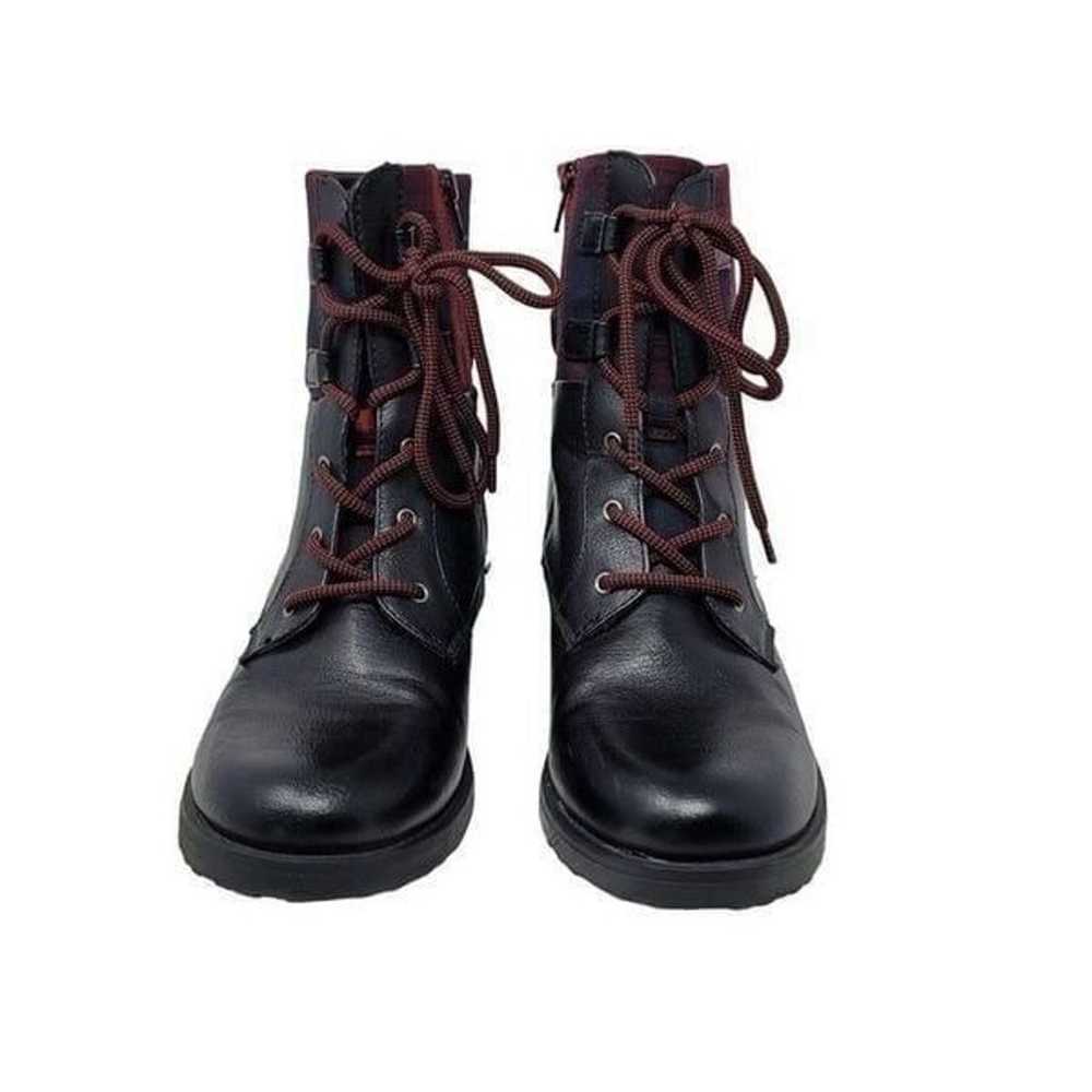 Baretraps O'Neil Lace-Up HIker Boots 10 Plaid Bla… - image 9