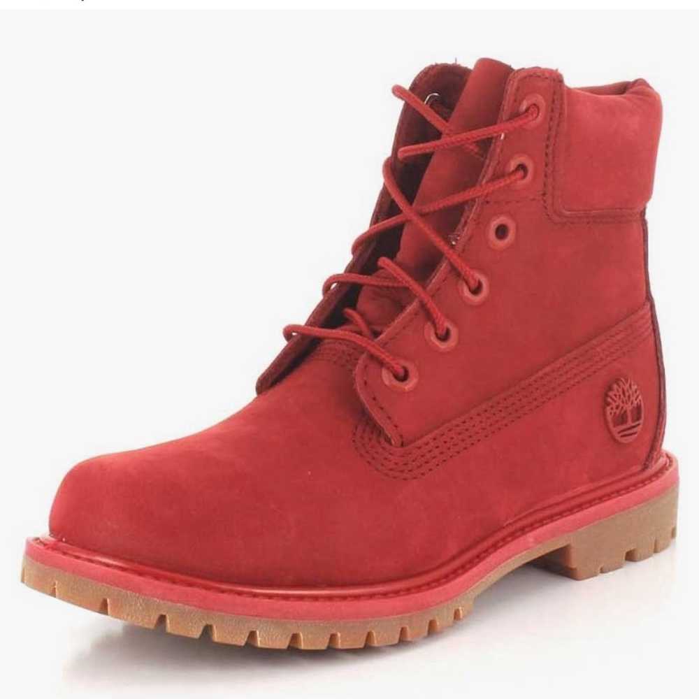 Timberland Women's Limited Release Ruby Red 6" Pr… - image 1