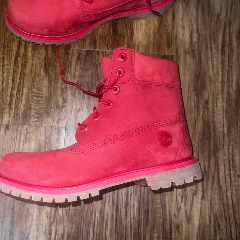 Timberland Women's Limited Release Ruby Red 6" Pr… - image 8