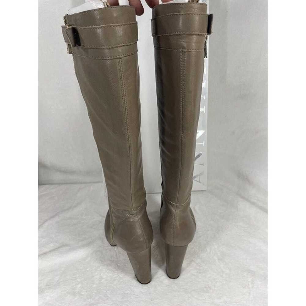 Ann Taylor COBY ZIP UP BOOT EXT CALF Taupe Latte … - image 12