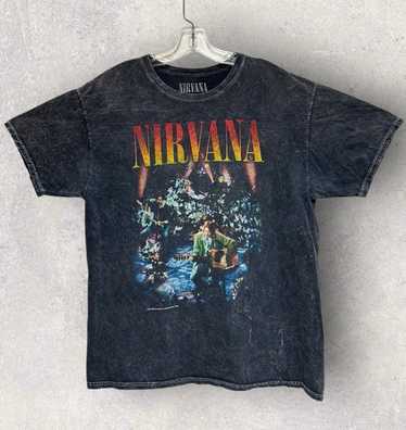 RASHOMONG(ラショウモン) ★nirvana world tour washing T Nirvana Group Shot Washed Tour Oversized Tee - White