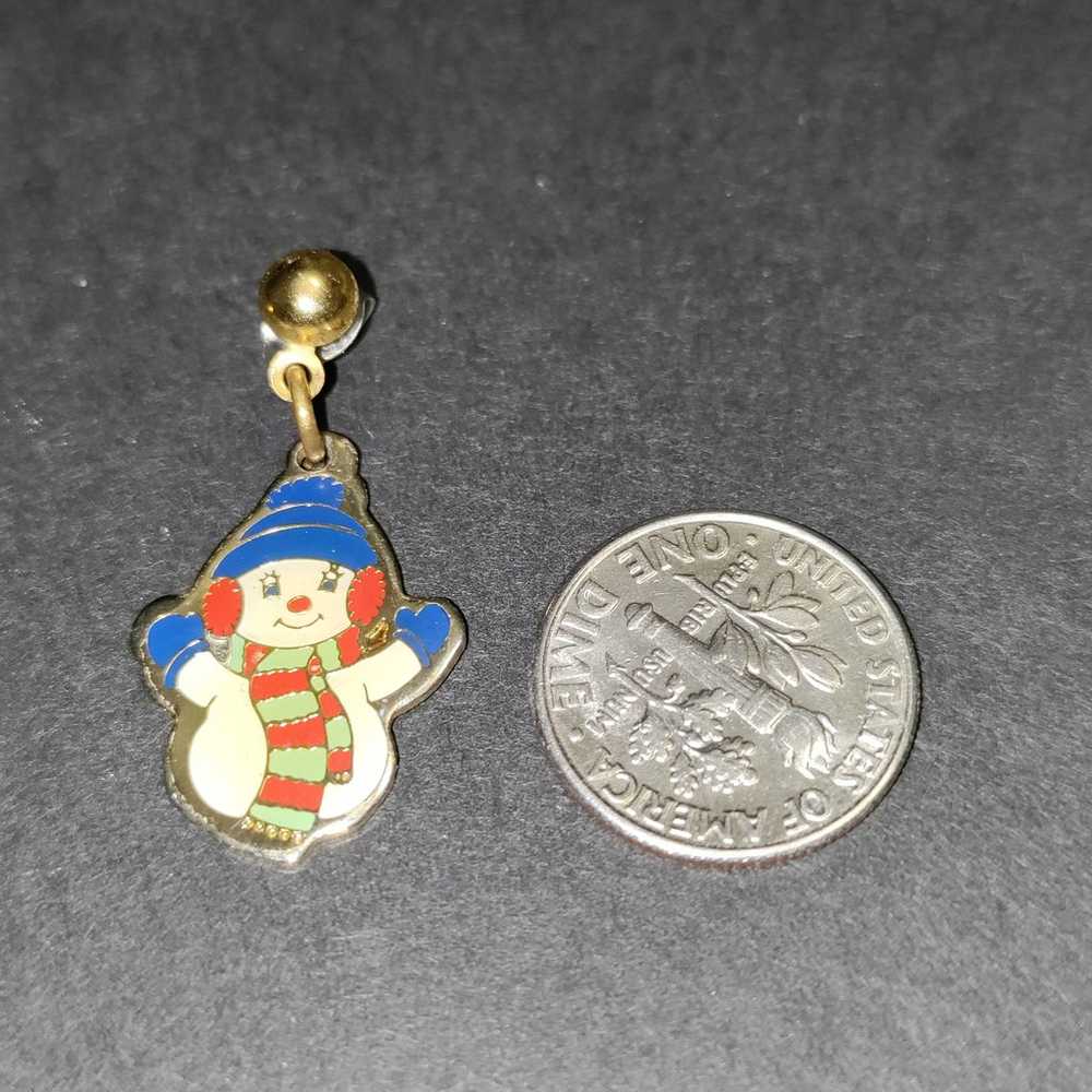 Snowman Holiday Earrings - image 4