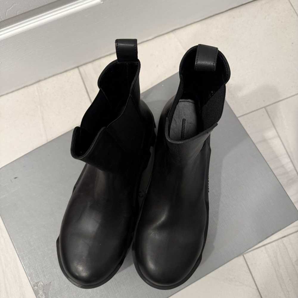 Balenciaga BALENCIAGA Bulldozer Men's Black Leath… - image 4