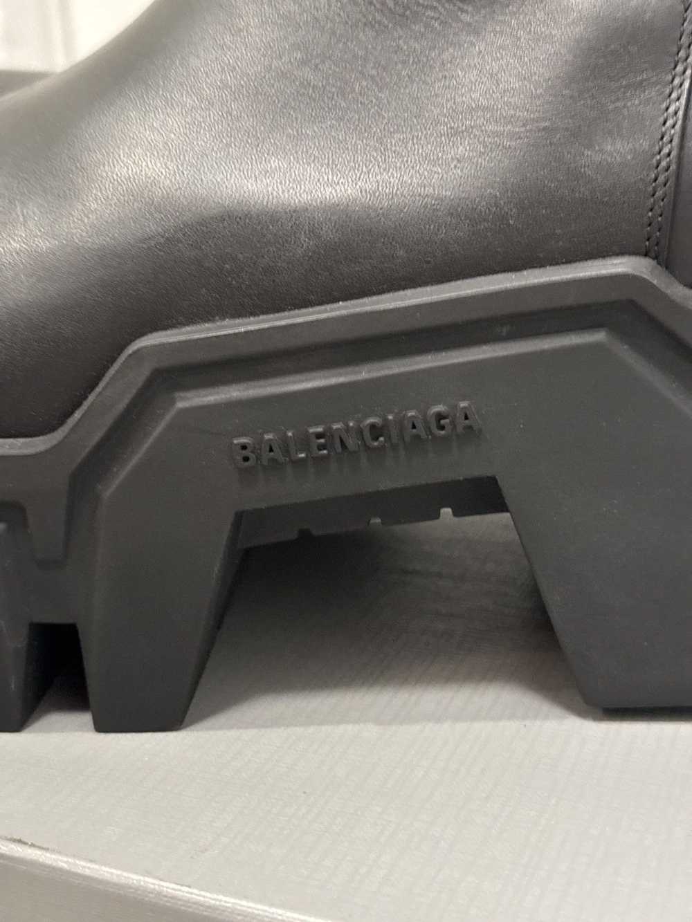 Balenciaga BALENCIAGA Bulldozer Men's Black Leath… - image 9