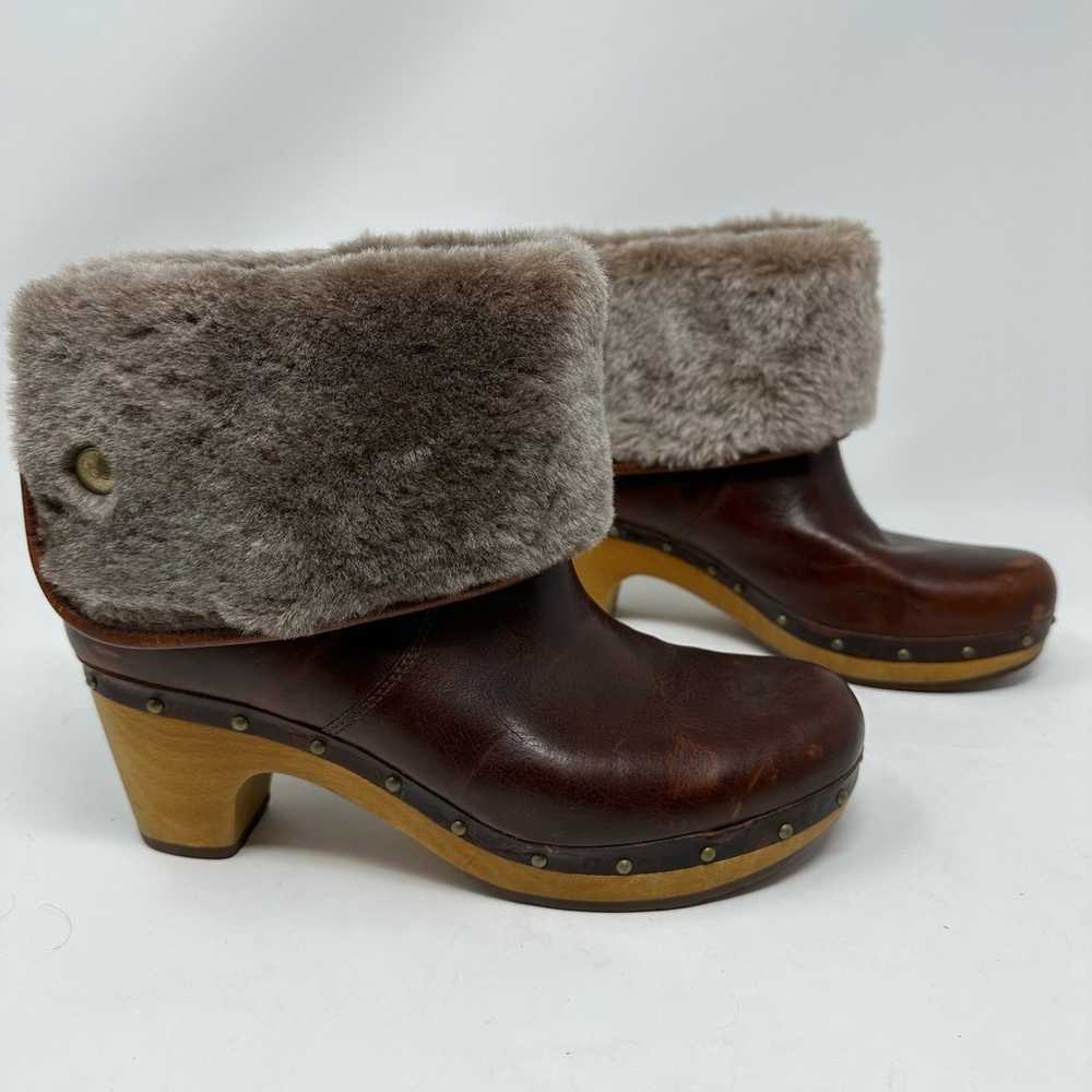 UGG Australia Lynnea II Leather Clog Boots - image 3