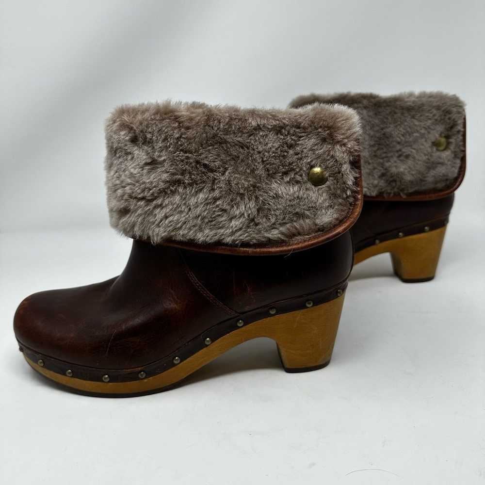 UGG Australia Lynnea II Leather Clog Boots - image 8