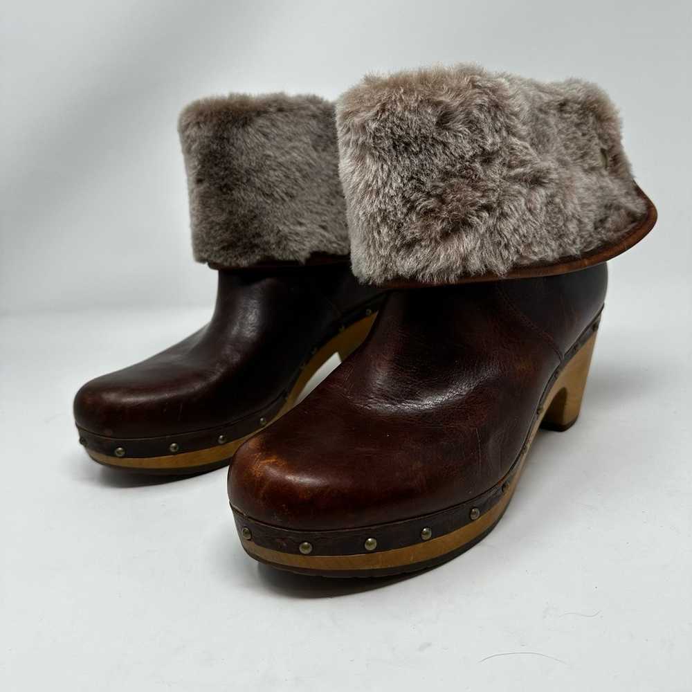 UGG Australia Lynnea II Leather Clog Boots - image 9