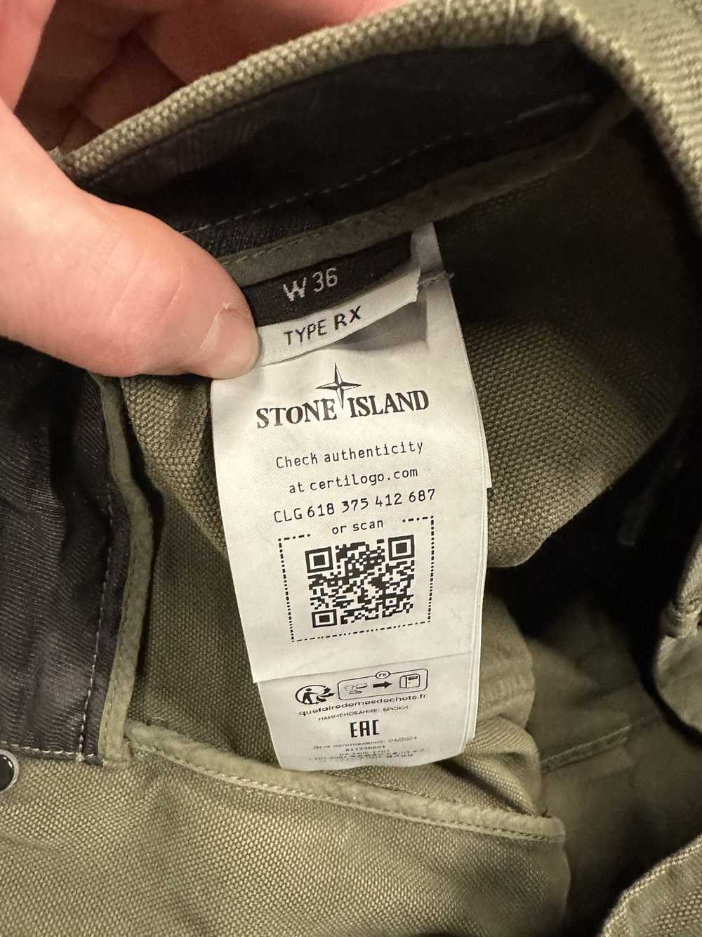 Stone Island Stone Island Cargo Pants Dark Green - image 2