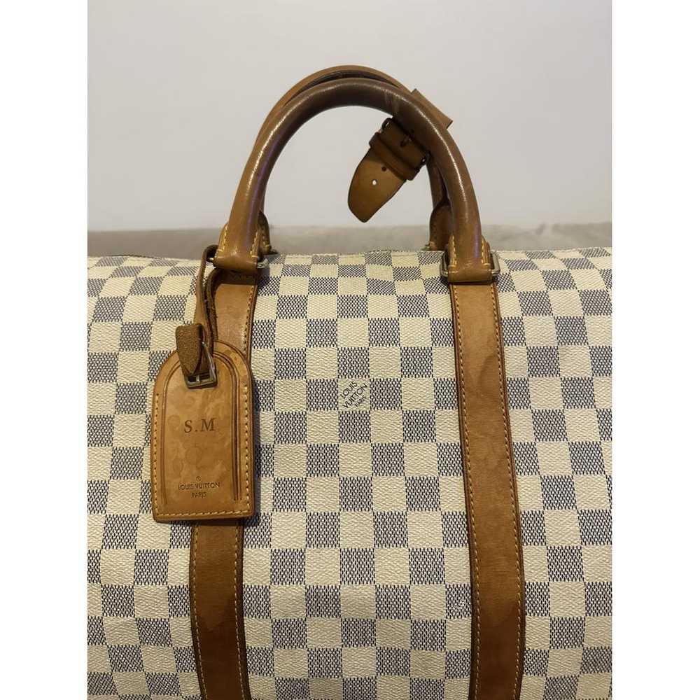 Louis Vuitton Keepall cloth travel bag - image 3