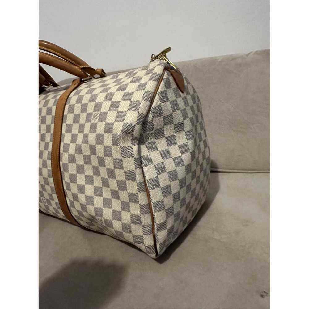 Louis Vuitton Keepall cloth travel bag - image 7