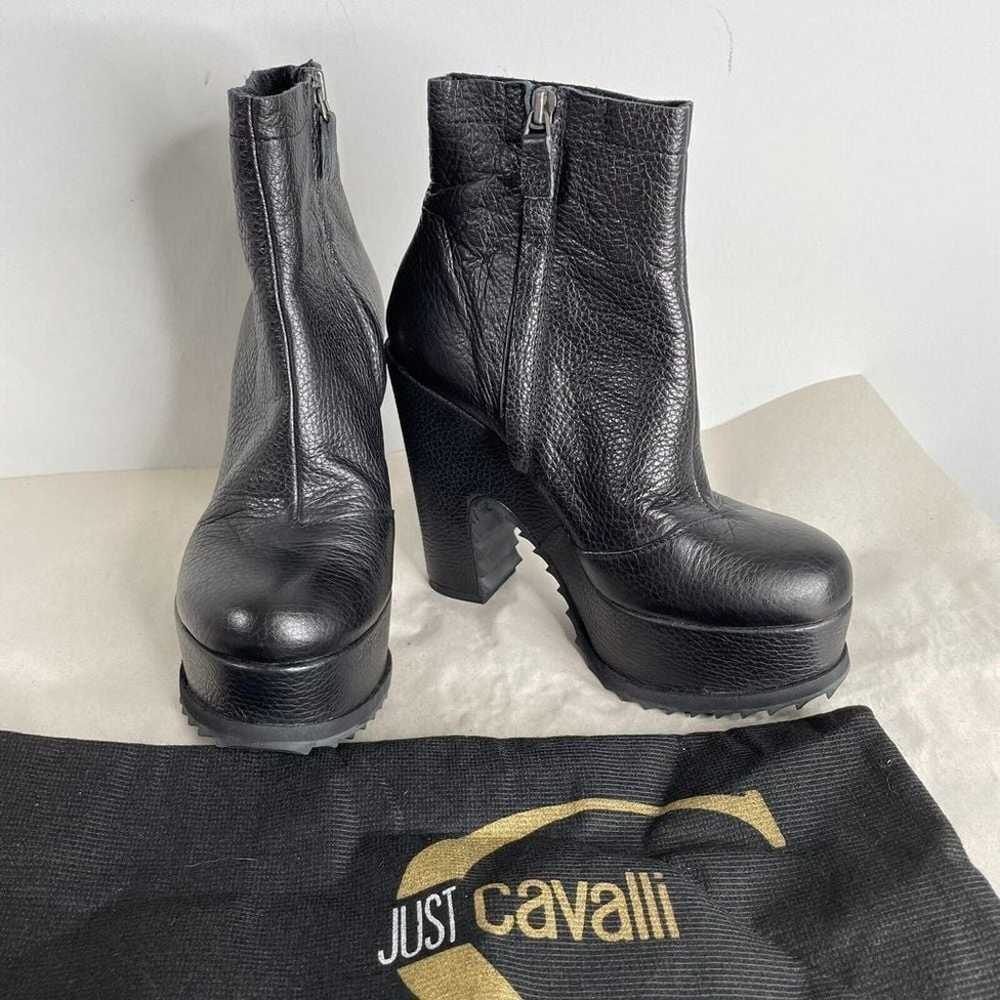 Women's Just Cavalli Platform Ankle Boots Shoes H… - image 2