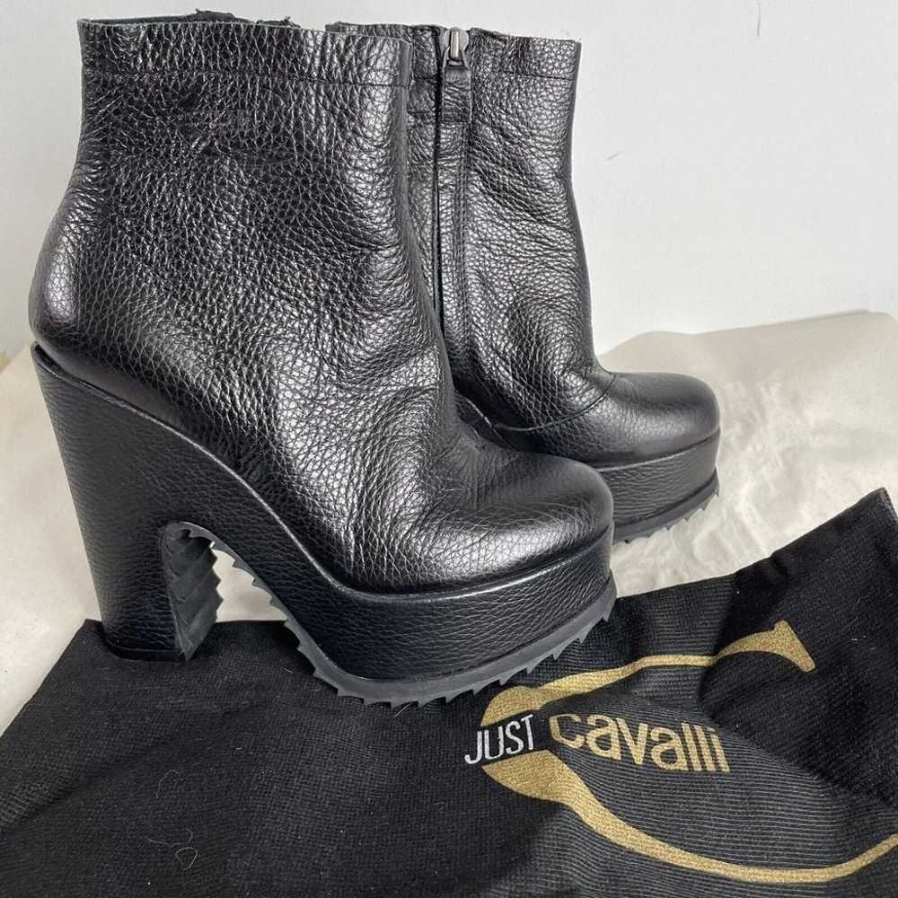 Women's Just Cavalli Platform Ankle Boots Shoes H… - image 5