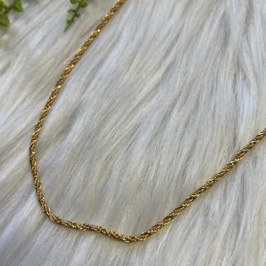 Vintage Napier gold tone necklace - image 1