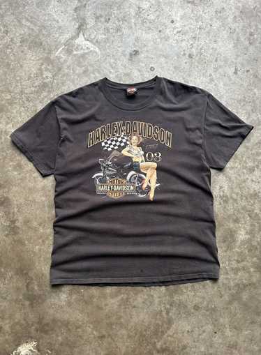 Harley Davidson Vintage 90’s/00’s Faded Harley Gra