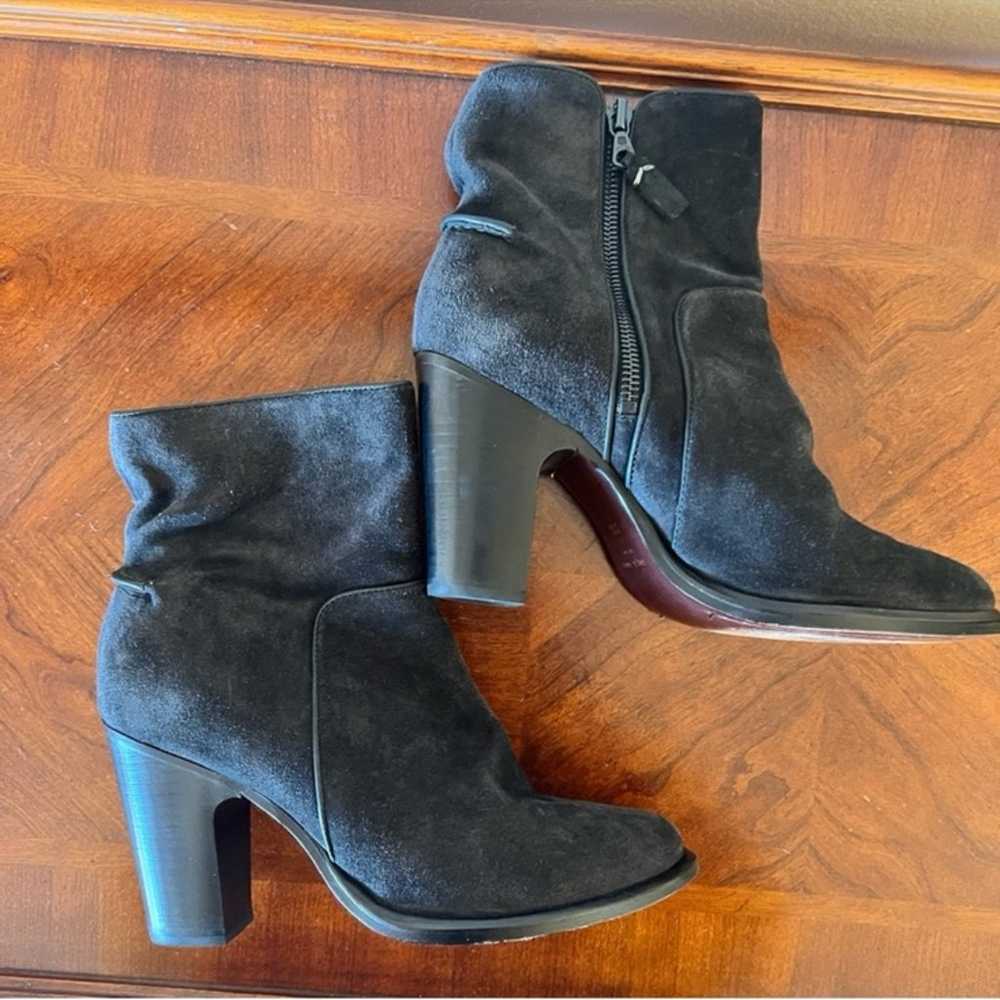 Rag & Bone Suede Black Booties Size 7.5 - image 2