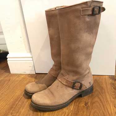 Frye Veronica slouch moto boots